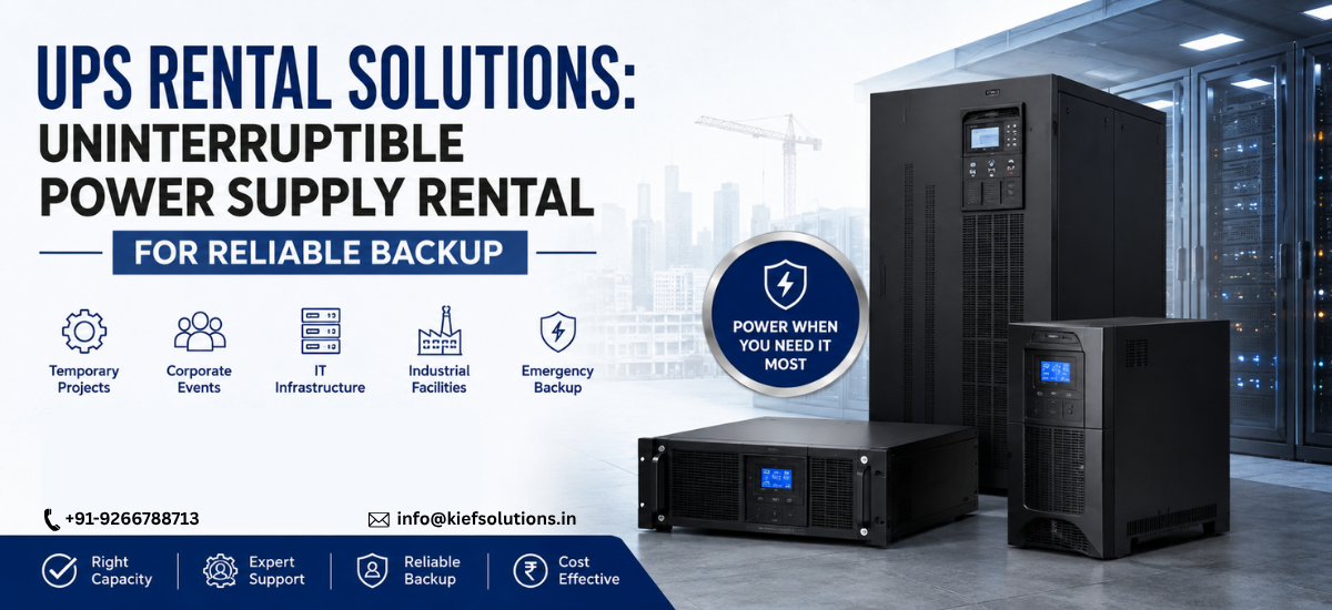 UPS Rental Solutions: Uninterruptible Power Supply Rental for Reliable Backup