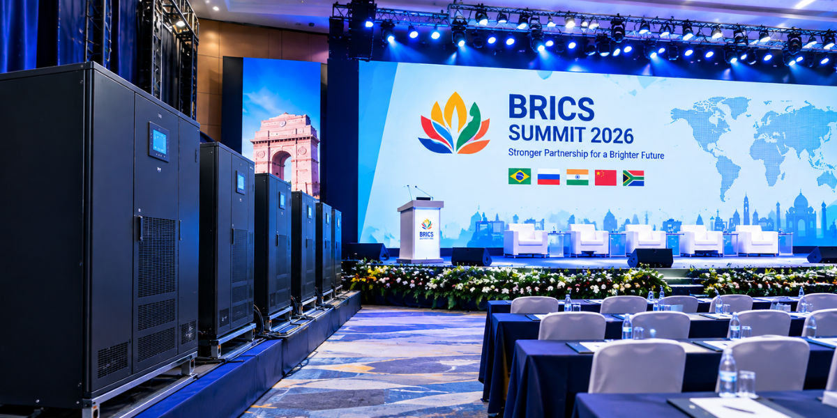 BRICS Summit 2026: The Role of Reliable UPS Rental Solutions for Major Events
